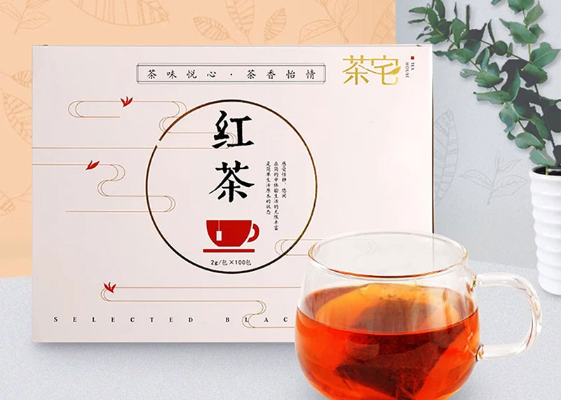 茶宅袋泡红茶/绿茶包装设计