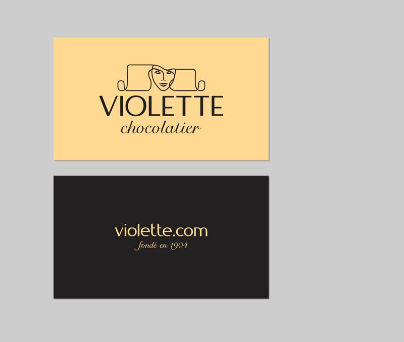 比利时Violette巧克力品牌VI设计