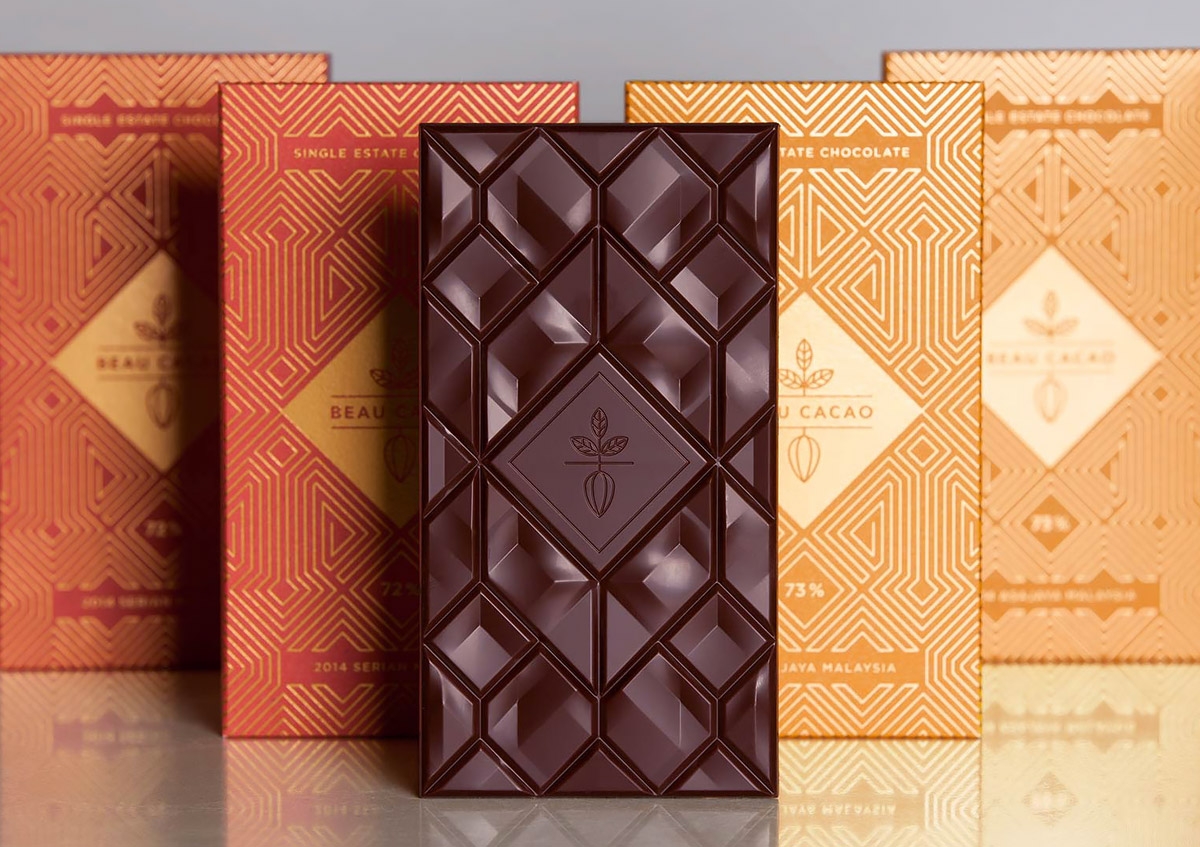 创意巧克力产品纹理结构设计--巧克力包装设计-杭州专业的食品包装设计公司