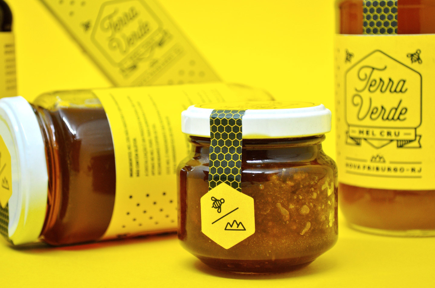 蜂蜜创意包装设计玻璃瓶