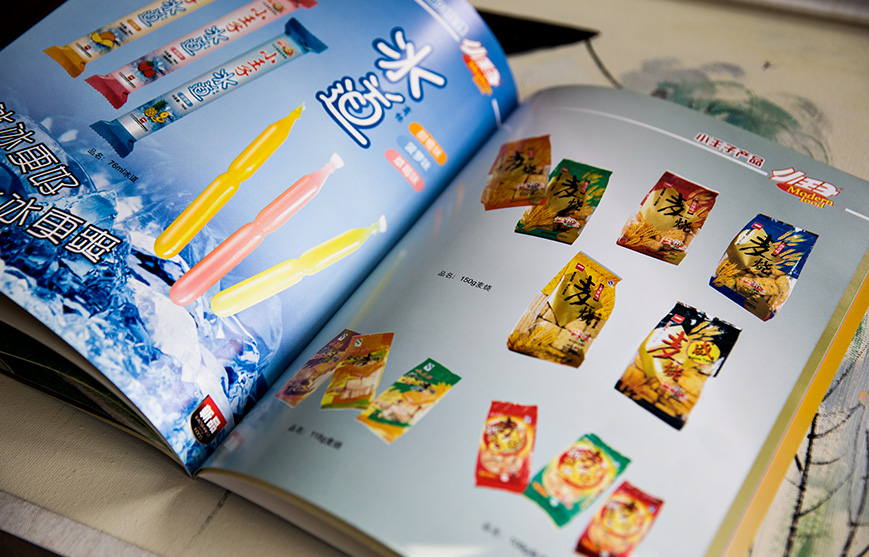 小王子食品宣传册设计
