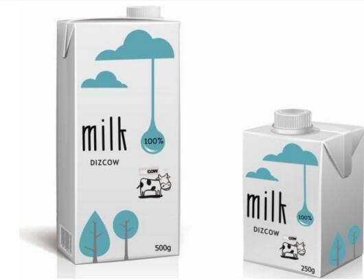 牛奶包装设计特征！牛奶包装设计力求外观简洁和时尚！