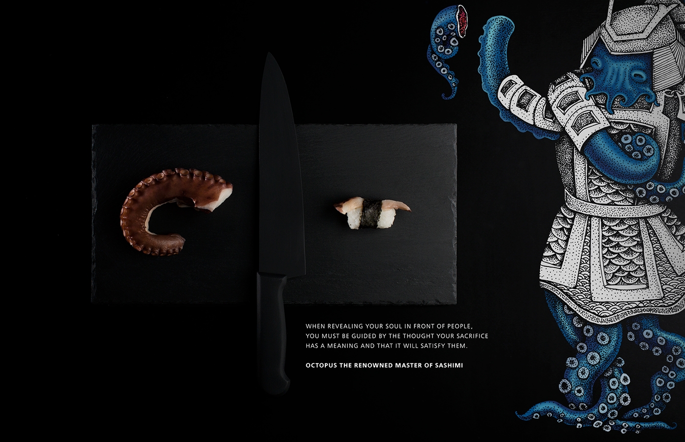 日本料理包装设计——当鱼也有武士精神