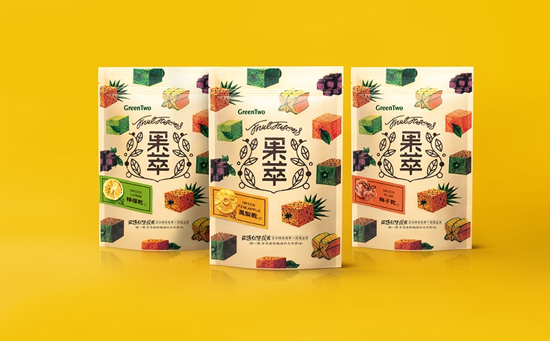 杭州水果干包装设计-干果包装袋设计-杭州包装设计公司