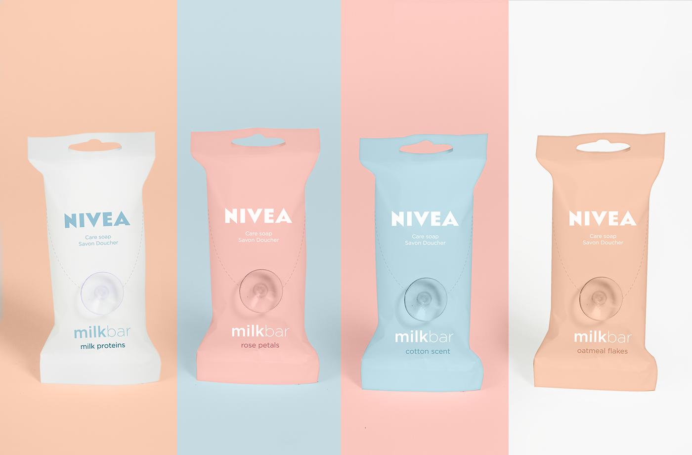 NIVEA奶昔香皂—实用型包装设计