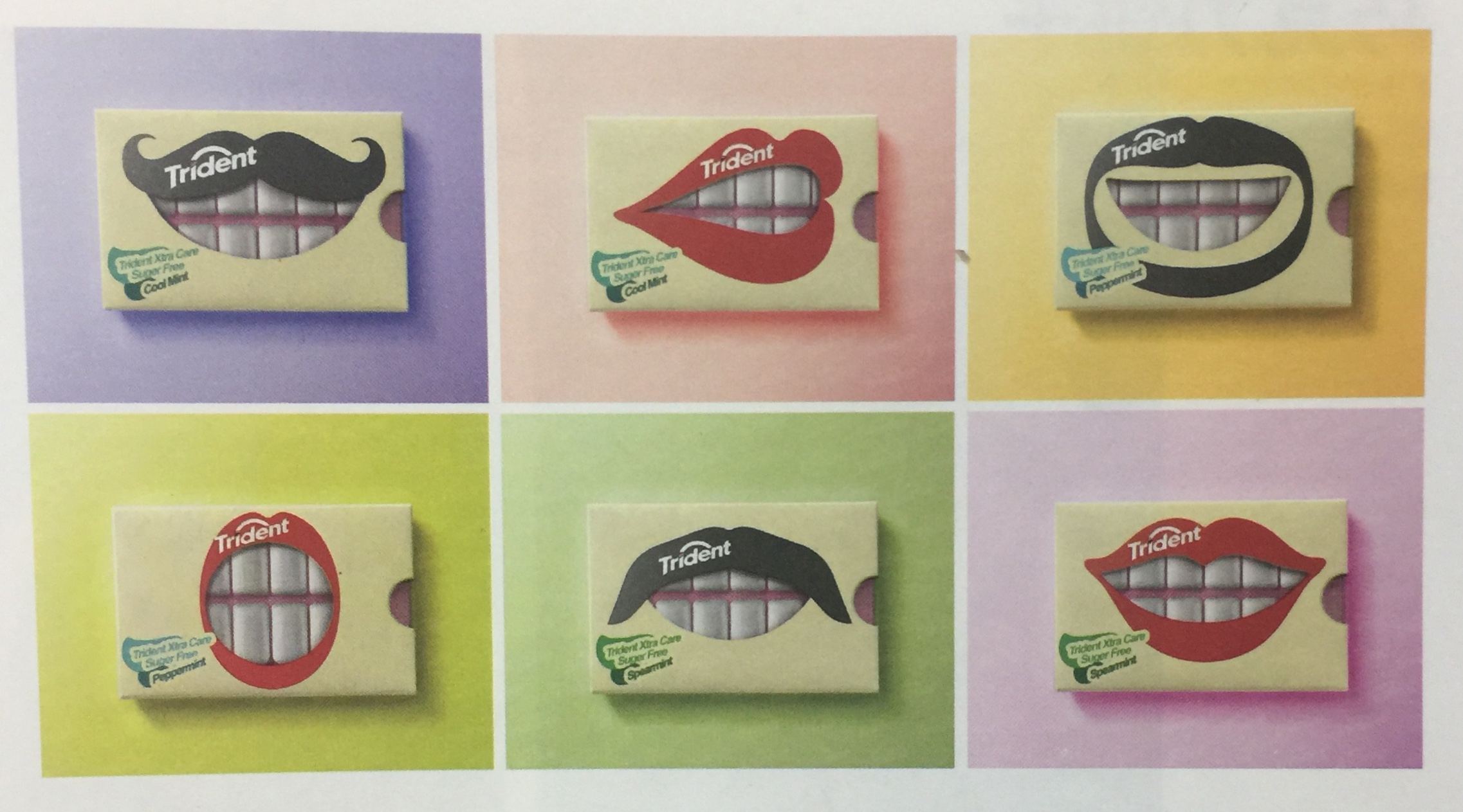 与消费者产生有趣互动的口香糖包装设计
