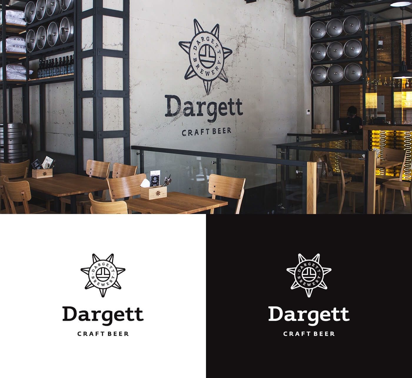 工艺啤酒Dargett品牌包装设计