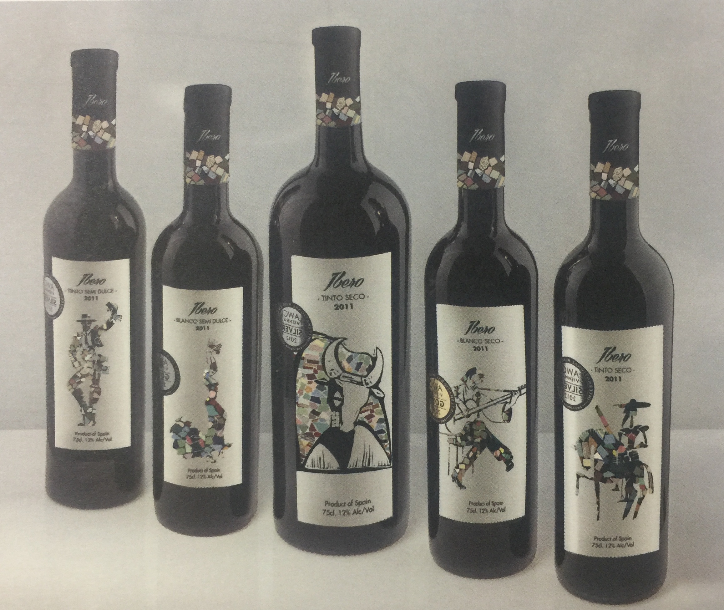 西班牙文化的葡萄酒包装设计