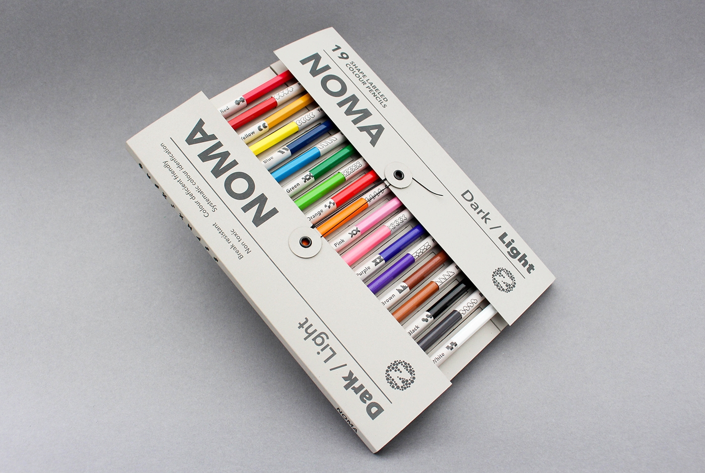 功能性的彩色铅笔包装设计