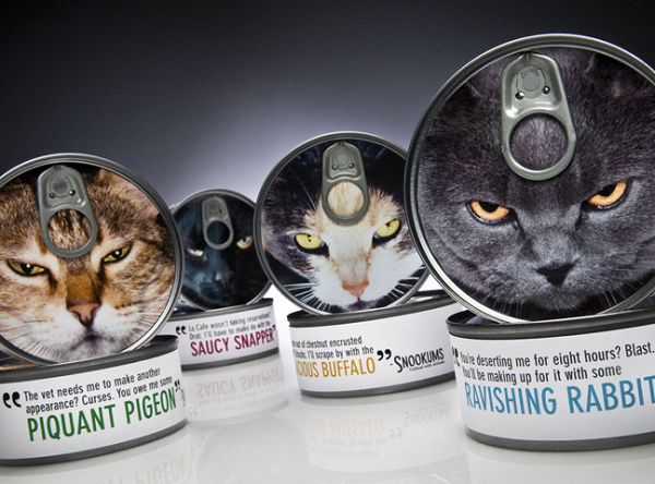 猫粮包装设计-国外创意宠物食品分享