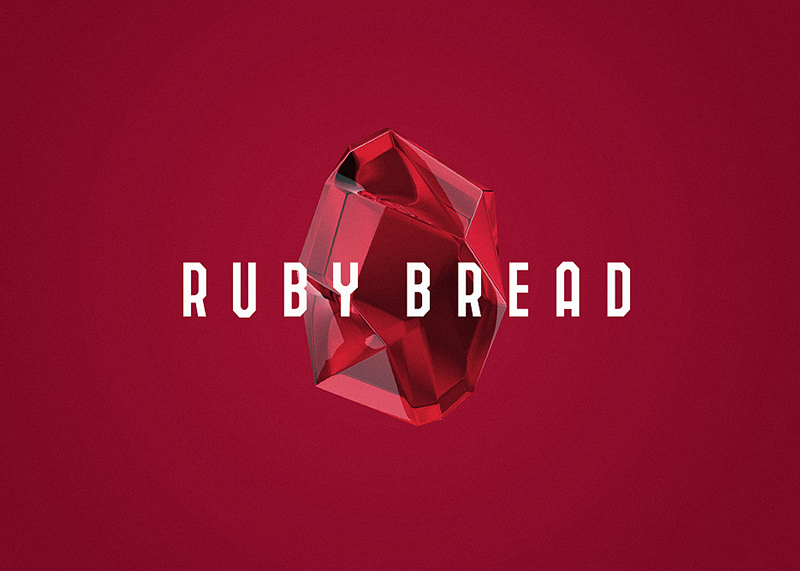 RUBY BREAD 面包烘焙标志设计&品牌视觉形象设计