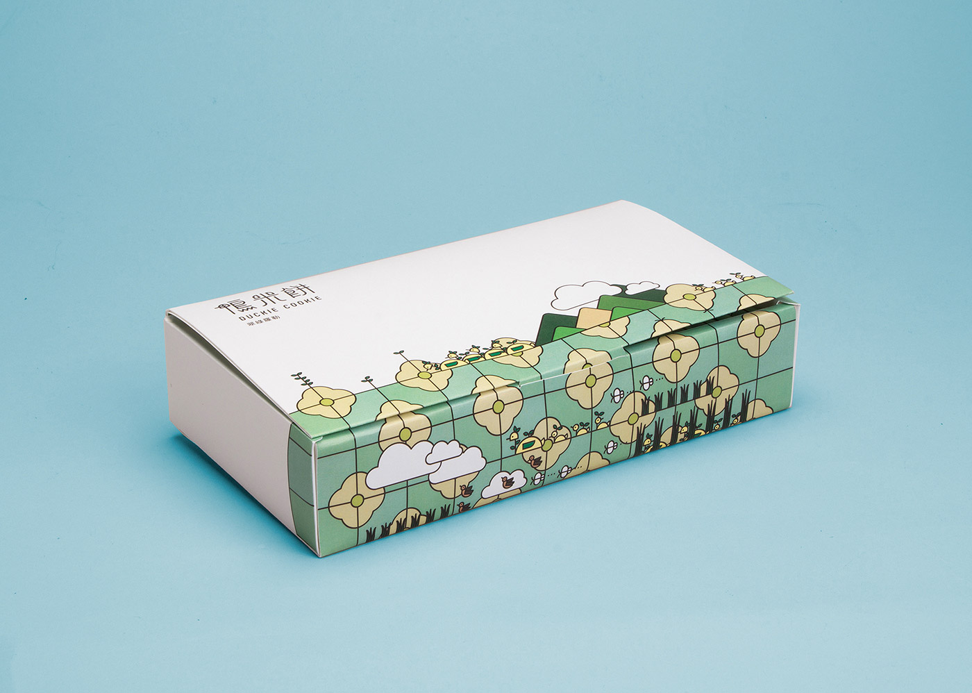 鸭米饼插画包装设计展示2