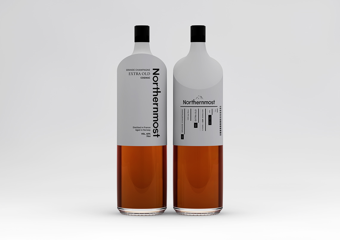  挪威白兰地酒创意包装设计