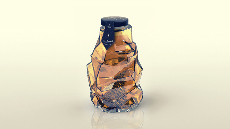 BEEloved honey蜂蜜创意包装设计