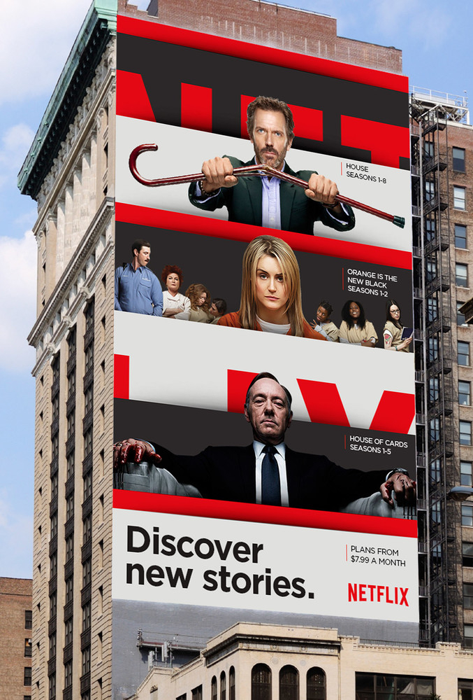 Netflix 电影公司视觉形象