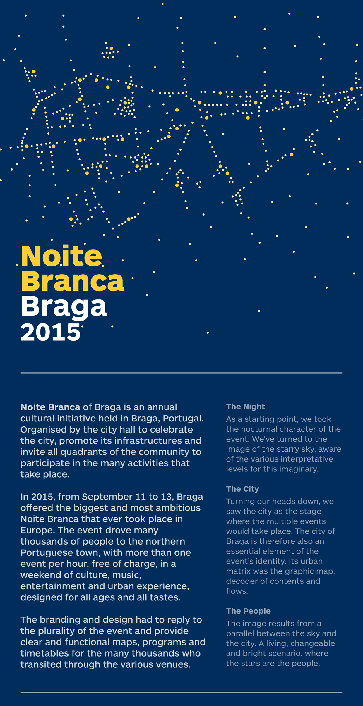 葡萄牙Noite Branca Braga 2015 VI设计