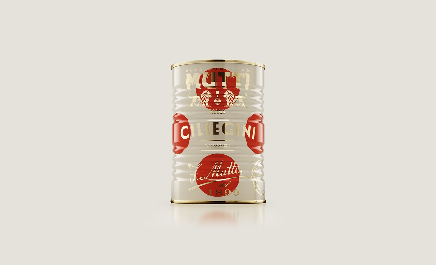 绽放的马口铁-豪华的番茄酱食品包装设计